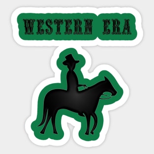 Western Era - Mexican on Donkey Sticker